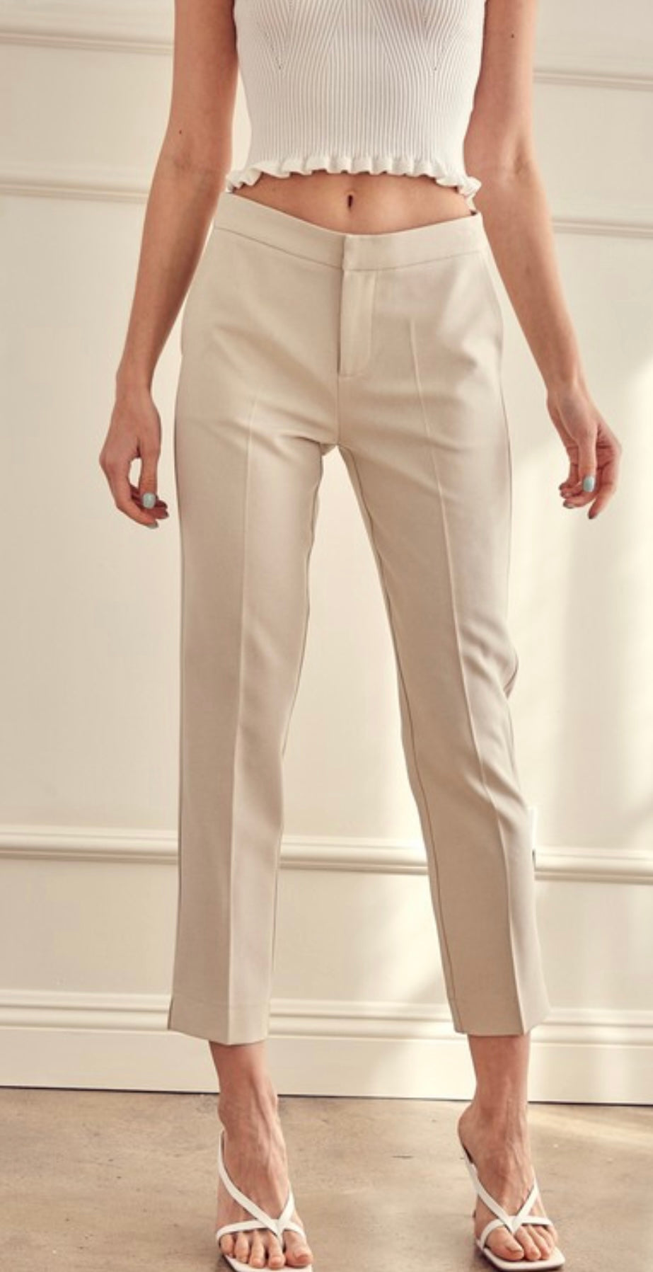 Buy Neelo Kurti Regular Fit Cotton Trouser Pants for Women(Black-Beige002-S)  at Amazon.in